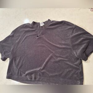 Nike Women's Gray Cropped Top